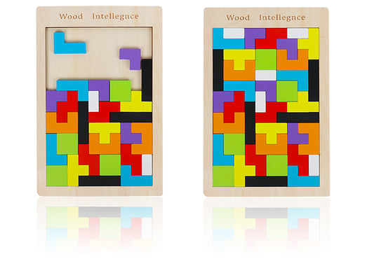 Träpussel – Tetris