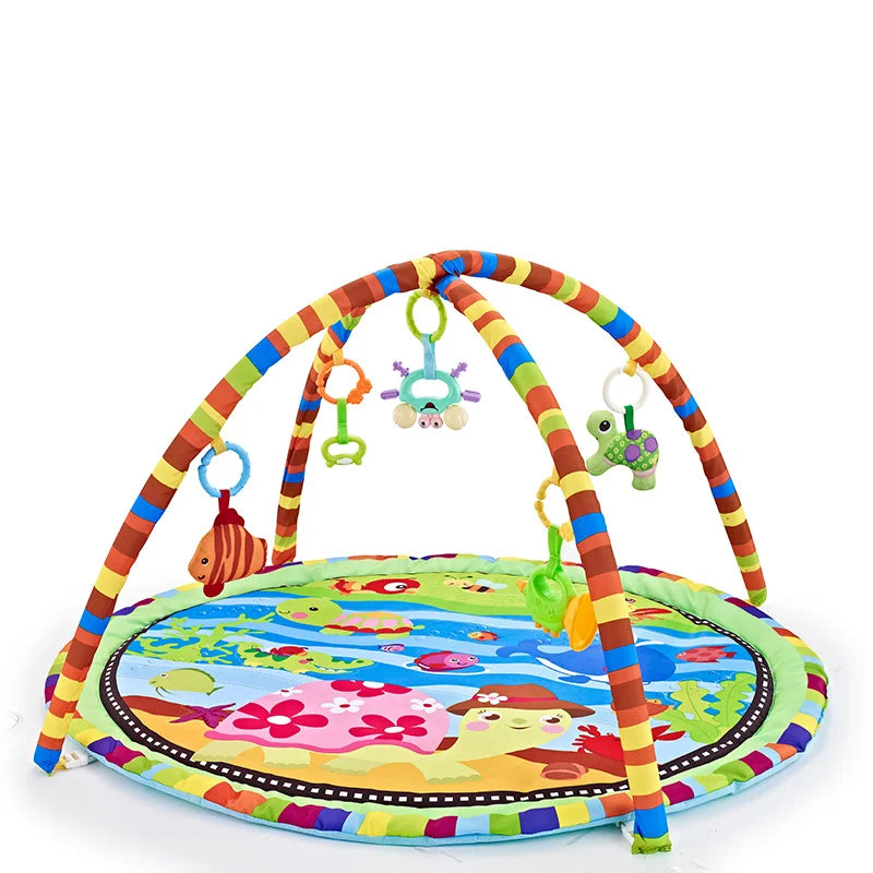 Babygym med Lekmatta – Stimulerande och Mjuk Lekplats för Din Bebis