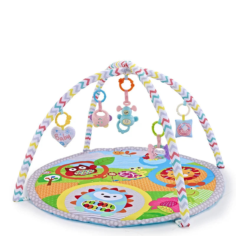 Babygym med Lekmatta – Stimulerande och Mjuk Lekplats för Din Bebis