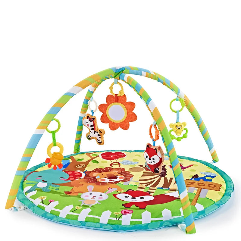 Babygym med Lekmatta – Stimulerande och Mjuk Lekplats för Din Bebis