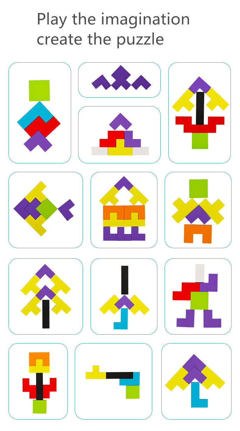 Träpussel – Tetris